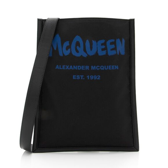 Alexander McQueen Handbags - Alexander McQueen Nylon Graffiti Edge Mini Crossbody